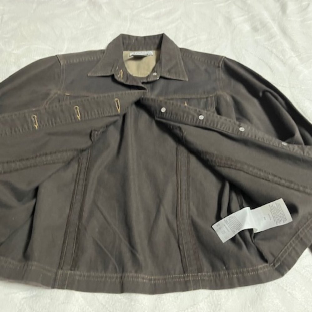 Columbia Sportswear Company Cotton Brown Button Up Jacket - Picture 6 of 16